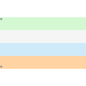 Unlabeled Sexuality Flag | Unique Design Print | High Quality Materials