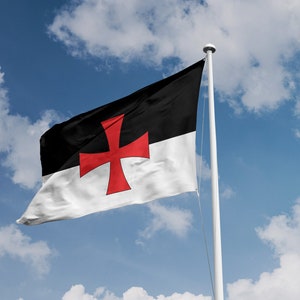 Knights Templar Flag | Unique Design Print | High Quality Materials | 5 sizes | Made in EU