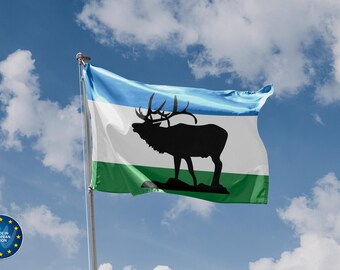 Elk Ridge, Utah USA Flag | Unique Print, 3x5 Ft / 90x150 cm size, EU Made