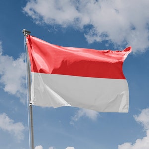 Flag of Indonesia | Unique Design Print | High Quality Materials | Size - 3x5 Ft / 90x150 cm | Made in EU