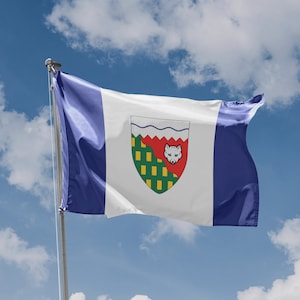 Flag of Northwest Territories, Canada | Unique Design Print | High Quality Materials | Size - 3x5 Ft / 90x150 cm | Made in EU