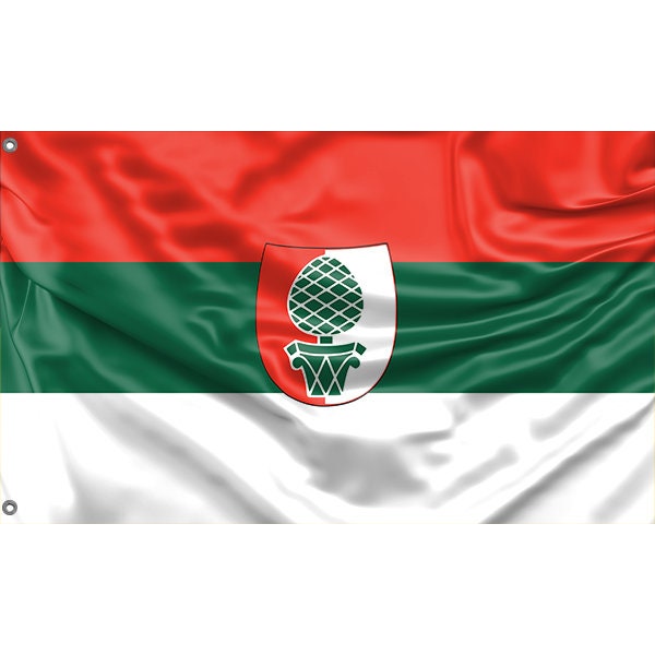 Augsburg, Bavaria, Germany Flag | Unique Design Print | High Quality Materials | Size - 3x5 Ft / 90x150 cm | Made in EU