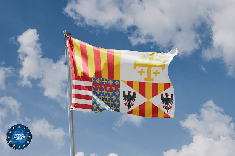Aragon Flag | Unique Design Print | High Quality Materials | Size - 3x5 ...