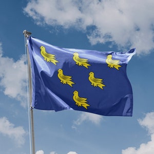 Flag of Sussex, UK, Unique Print, 3x5 Ft / 90x150 cm size, EU Made