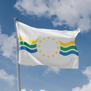 Flag of Los Ríos Region, Chile, Unique Print, 3x5 Ft / 90x150 cm size, EU Made