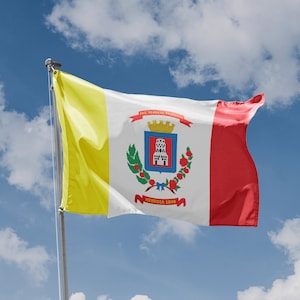 Heredia Flag, Costa Rica | Unique Design Print | High Quality Materials | Size - 3x5 Ft / 90x150 cm | Made in EU