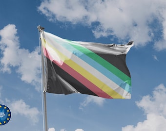 Visually Safe Disability Pride Flag | Unique Design Print | High Quality Materials | 5 Sizes | Made in EU