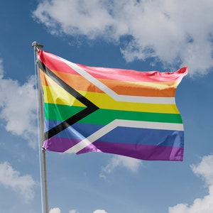 South Africa Pride Flag | Unique Design Print | High Quality Materials | Size - 3x5 Ft / 90x150 cm | Made in EU
