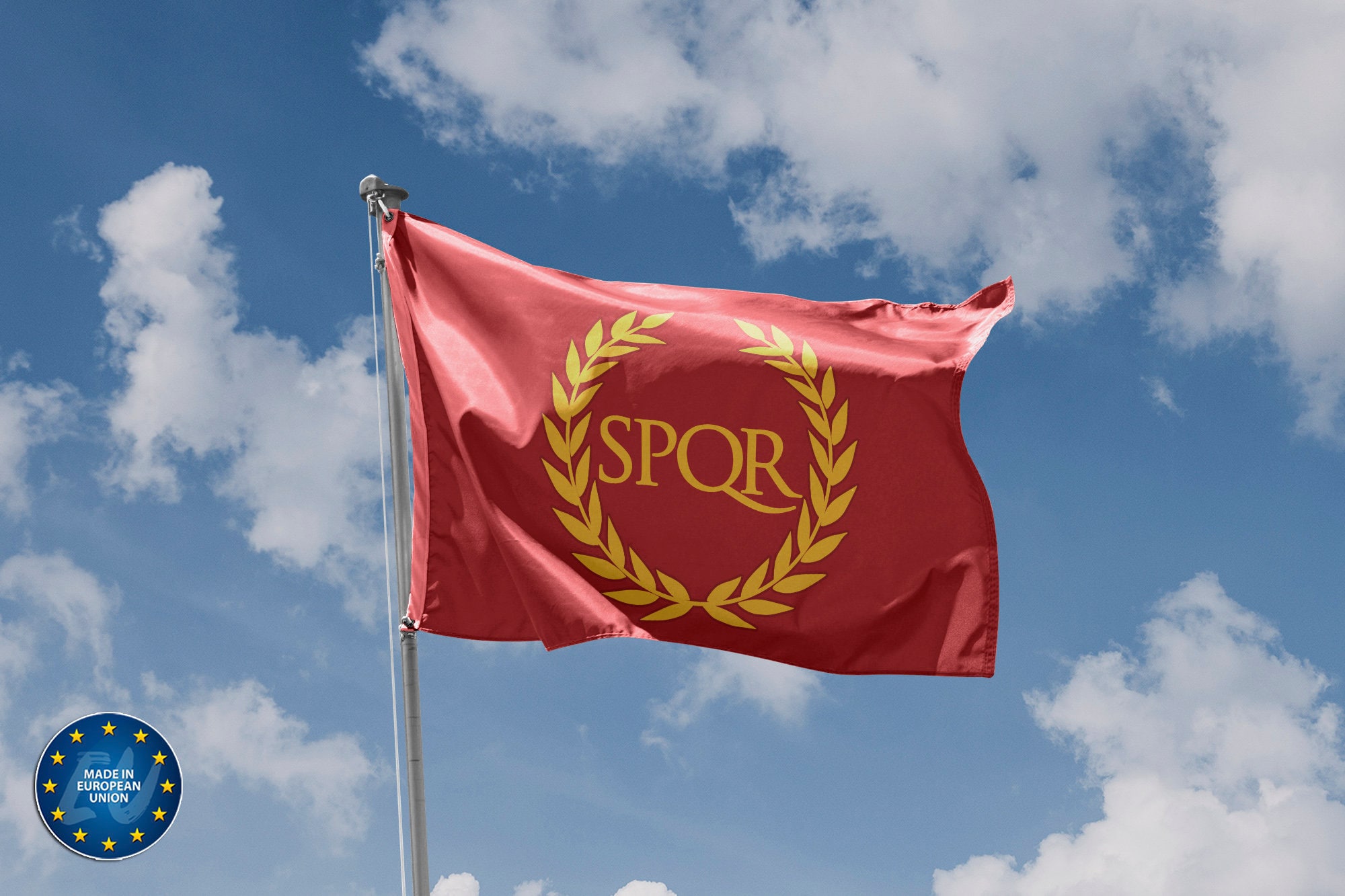 Roman Empire Flag | Unique Design Print | Hiqh Quality Materials | 5 Sizes | Made in EU