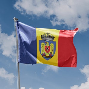 Bucharest Flag | Unique Design Print | High Quality Materials | 5 sizes | Made in EU