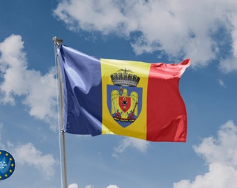 Bucharest Flag | Unique Design Print | High Quality Materials | 5 sizes | Made in EU