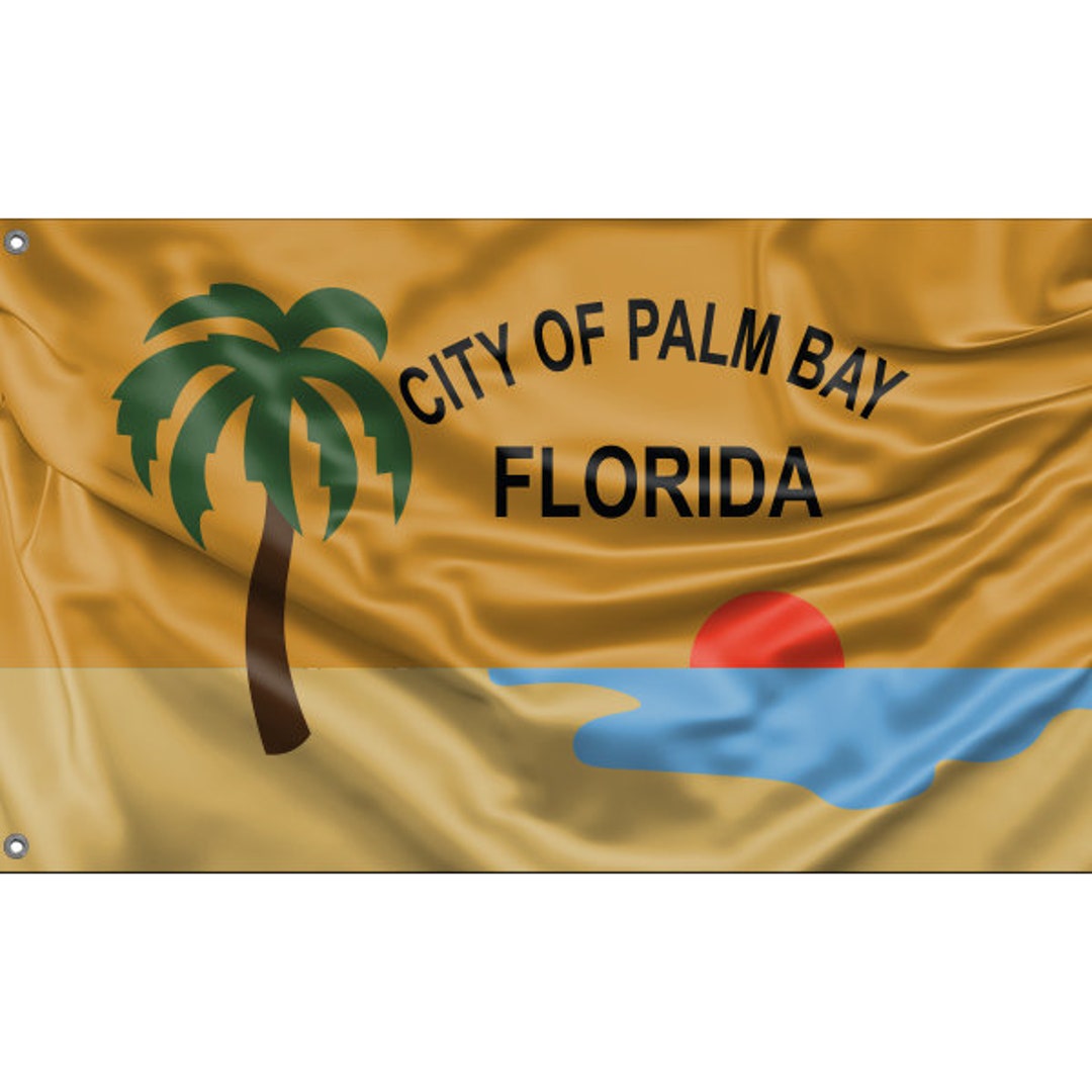 Miami City Flag, Unique Design, 3x5 Ft / 90x150 cm, Made in EU