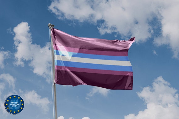 Transgender Pride Nylon Flag - 3 Ft X 5 Ft, Light Blue Pink White Stripes, Durable With Brass Grommets, USA Made - View #5