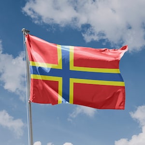 Flag of Orkney, Scotland | Unique Design Print | High Quality Materials | Size - 3x5 Ft / 90x150 cm | Made in EU