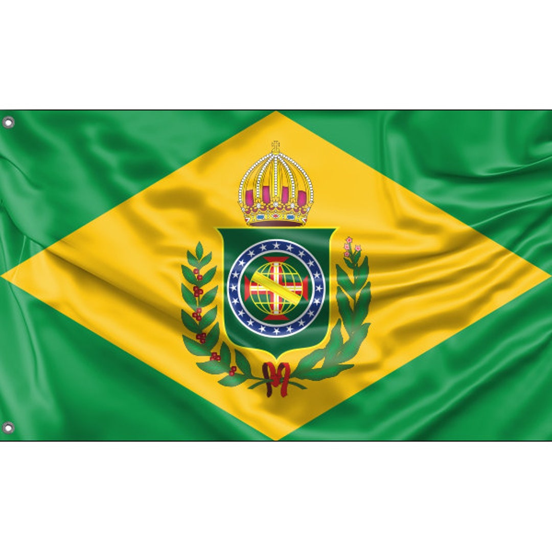 Empire of Brazil flag Pin for Sale by Tonbbo