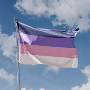 Asexual Spectrum Flag | Unique Design Print | High Quality Materials | 5 sizes | Made in EU