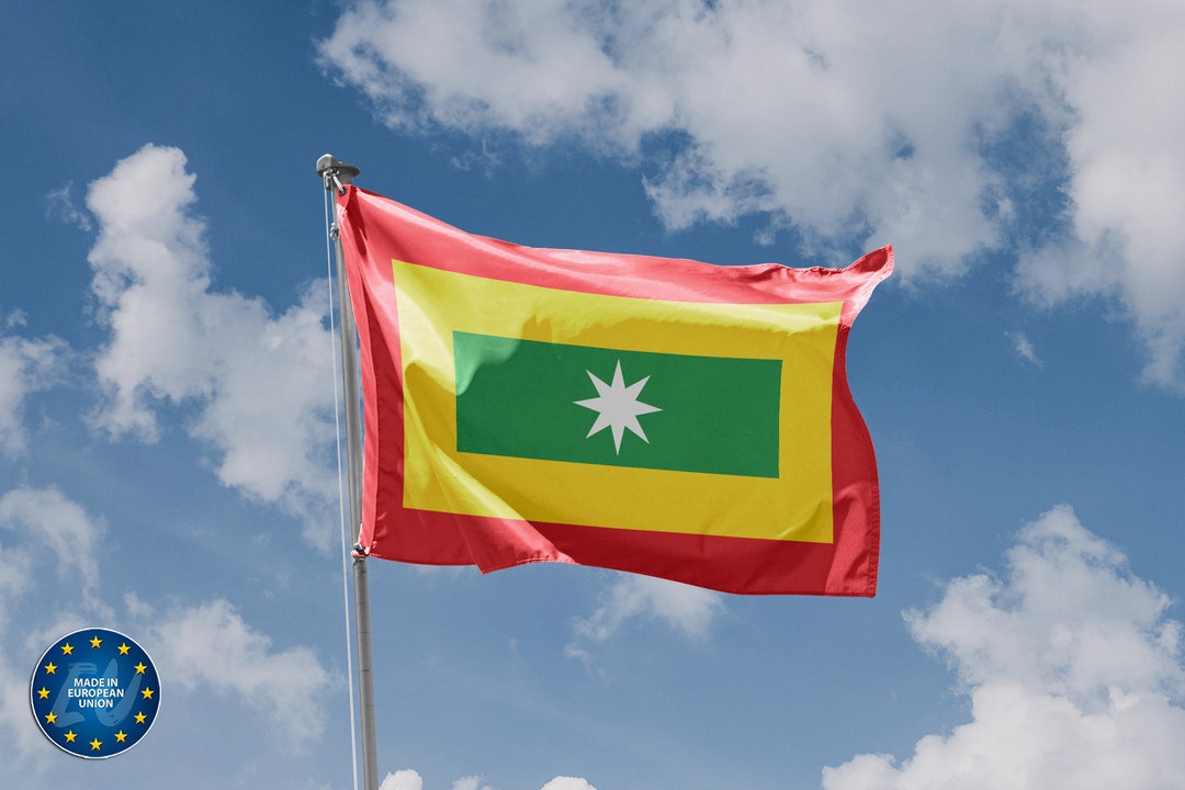 Barranquilla Flag, Colombia | Unique Design Print | High Quality ...
