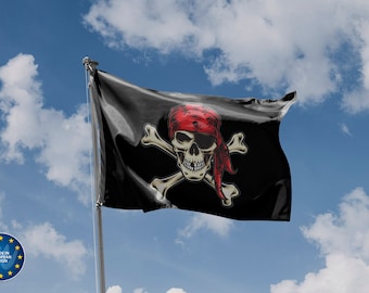 Pirate Flag VII | Unique Design Print | High Quality Materials | 5 Sizes | Made in EU