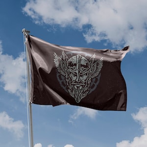 Nordic Viking Flag II | Unique Design Print | Hiqh Quality Materials | 5 Sizes | Made in EU