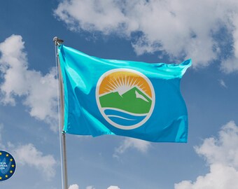 Provo, Utah USA Flag | Unique Print, 3x5 Ft / 90x150 cm size, EU Made