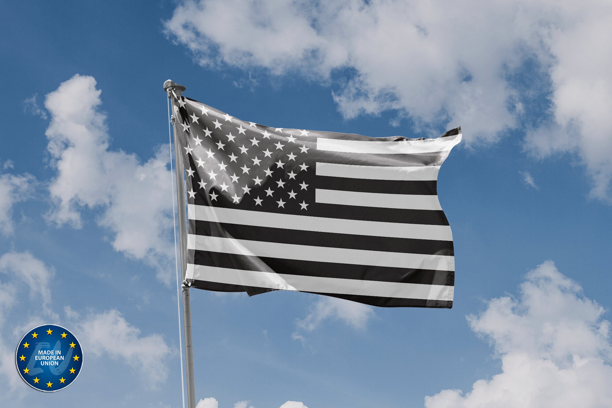 USA Black Flag | Unique Design Print | High Quality Materials | Size - 3x5  Ft / 90x150 Cm | Made in EU - Etsy, image size:2000x1333