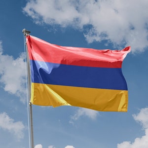 Bandiera Design Unico Bandiera Seconda Repubblica Ellenica - 3x5 Piedi (90x150 Cm), Polyestere, Con Anelli, Made In EU Bandiera Partigiana