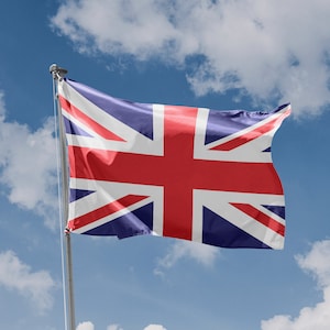 Flag of the United Kingdom | Unique Design Print | High Quality Materials | 5 Sizes | Made in EU