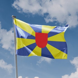 West Flanders Flag | Unique Design Print | High Quality Materials | Size - 3x5 Ft / 90x150 cm | Made in EU