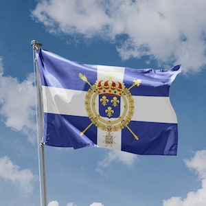Naval Flag of the Kingdom of France (1365–1792) | Unique Design Print | High Quality Materials | 5 Sizes | Made in EU