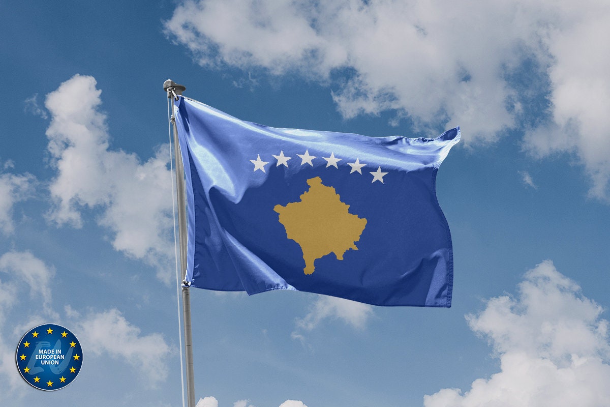 Kosovo Fahne MR Design Flaggendruckerei