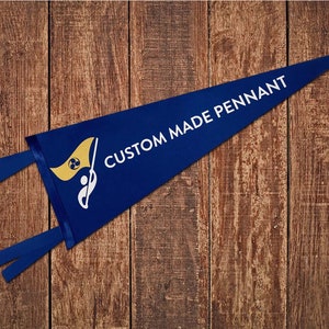 Gagliardetto in stile vintage personalizzato / Decorazione da parete / Striscione / Arazzo / 10x28&quot; / 25 x 70 cm / Prodotto nell&#39;UE