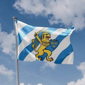 Gothenburg, Germany Flag | Unique Design Print | High Quality Materials | 5 sizes | Made in EU
