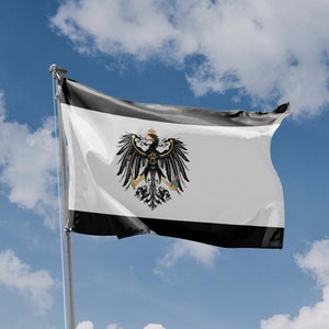 Kingdom of Prussia Flag | Unique Design Print | High Quality Materials | 5 sizes | Made in EU