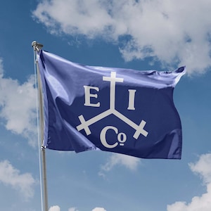 East India Trading Company Flag | Unique Design Print | Hiqh Quality Materials | 5 Sizes | Made in EU