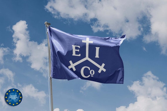 Drapeau de la Compagnie de commerce des Indes orientales Impression de conception unique Matériaux de haute qualité 5 tailles Fabriqué dans l'UE - Etsy France