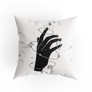 Cushion Cover with Unique Double Sided Full Print | Minimalistic Hand Design | Size - 40 x 40 cm | Made in EU