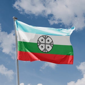 Huenteche Flag | Unique Design Print | High Quality Materials | Size - 3x5 Ft / 90x150 cm | Made in EU