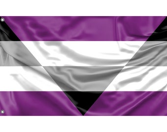 Aegosexual Pride Flag Unique Print, 3x5 Ft / 90x150 cm size, EU Made