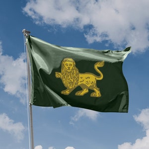 Ghazanavid Empire (1002-1031) Flag | Unique Design Print | High Quality Materials | Size - 3x5 Ft / 90x150 cm | Made in EU