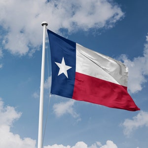 Texas State Flag Unique Print, 3x5 Ft / 90x150 cm size, EU Made