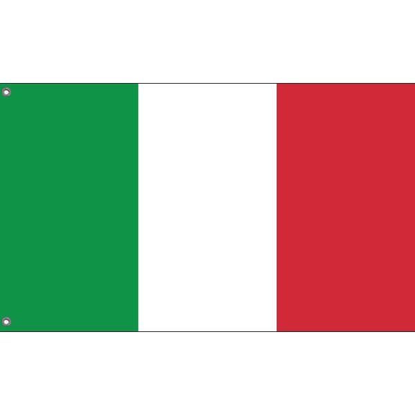 Rhungift Drapeau Italie Heavy Duty 90x150cm, Nylon Oxford 210D Le