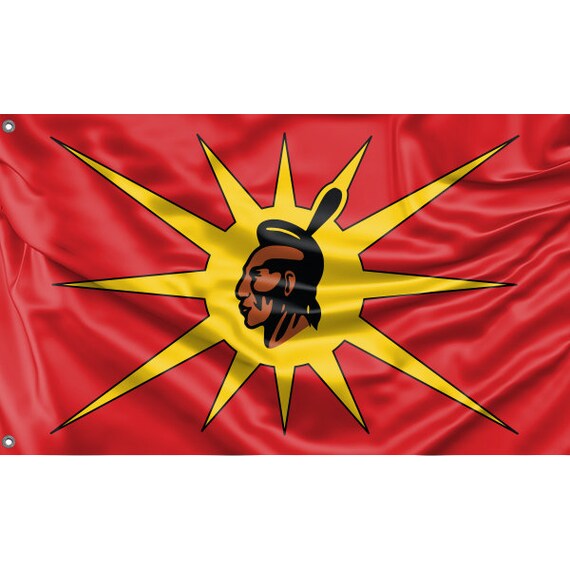 Historical Mohawk Warrior Society Flag Unique Design Print High Quality  Materials Size 3x5 Ft / 90x150 Cm Made in EU - Etsy