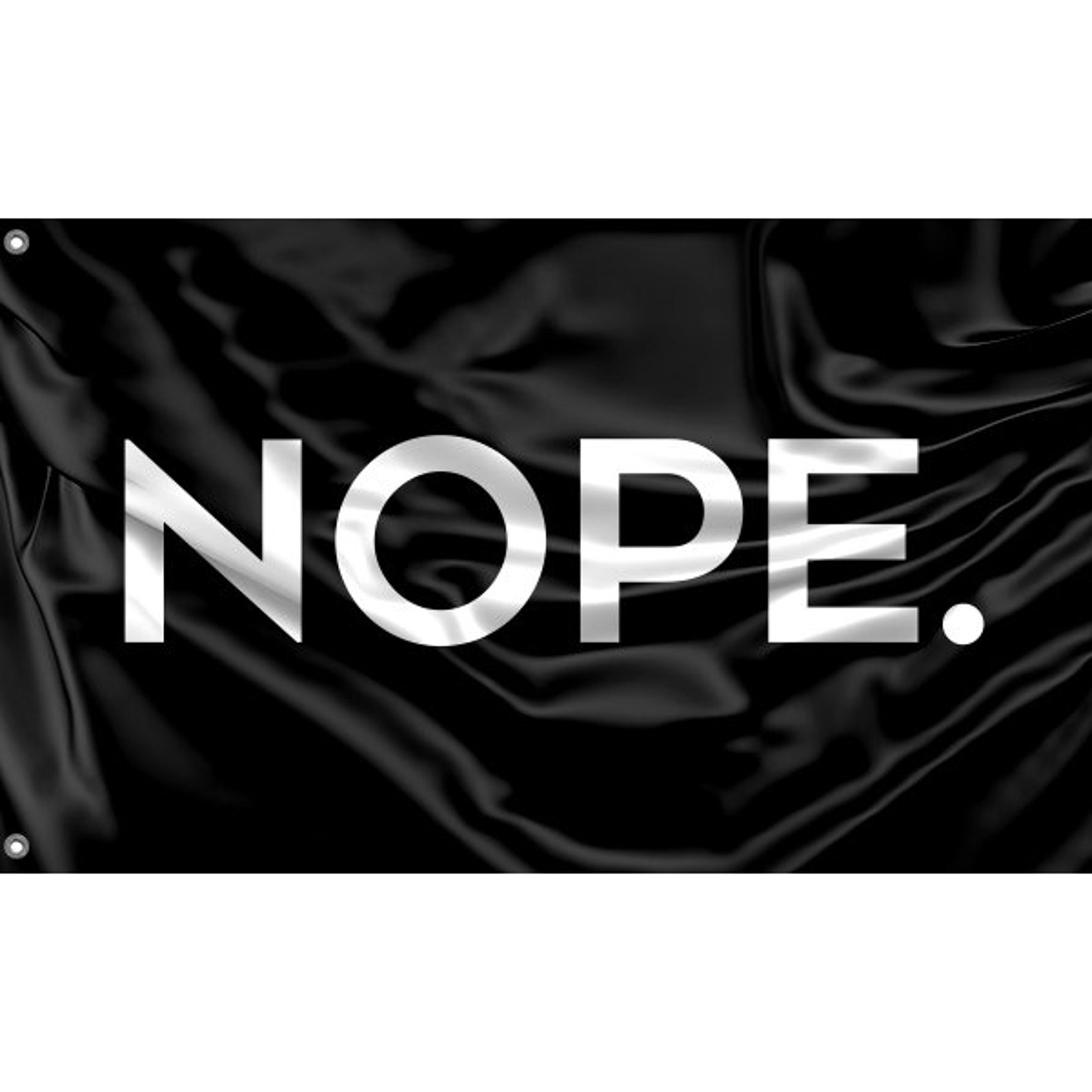 Nope Flag Unique Design Print Hiqh Quality Materials Etsy