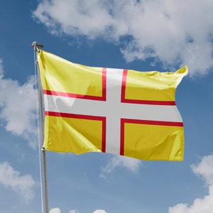Dorset County Flag, United Kingdom | Unique Design Print | High Quality Materials | Size - 3x5 Ft / 90x150 cm | Made in EU