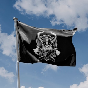 Vikings Flag | Unique Design Print | Hiqh Quality Materials | 5 Sizes | Made in EU