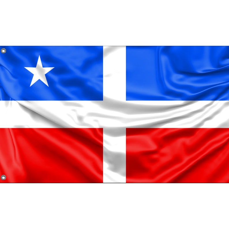 Perico Rico Flag First Flag of Puerto Rico | Unique Design Print | High Quality ...