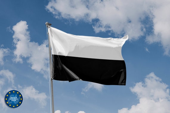 Black Poland Flag | Unique Design Print | High Quality Materials