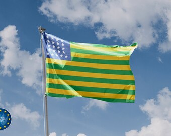 Bandeira do Brasil (1889) | Impressão de design exclusivo | Materiais de alta qualidade | 5 tamanhos | Fabricado na UE