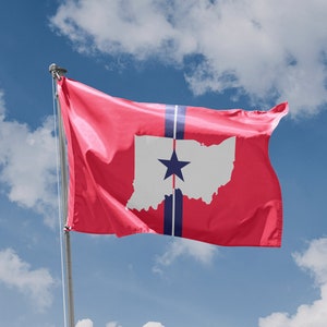 Flag of Union City, Indiana, Unique Print, 3x5 Ft / 90x150 cm size, EU Made