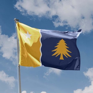 Redesigned Massachusetts State Flag | Unique Design Print | High Quality Materials | 5 sizes | Made in EU